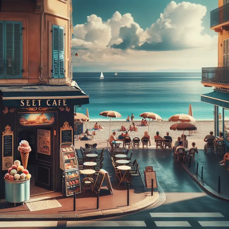 Nice à Beira-Mar: Cafés e Sorveterias Escondidas em Nice!