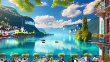 Annecy e o Lago: Restaurantes com Vistas Encantadoras do Lago em Annecy!