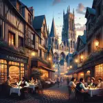 Rouen Medieval: Bistrôs e Cafeterias nas Antigas Ruelas de Rouen!